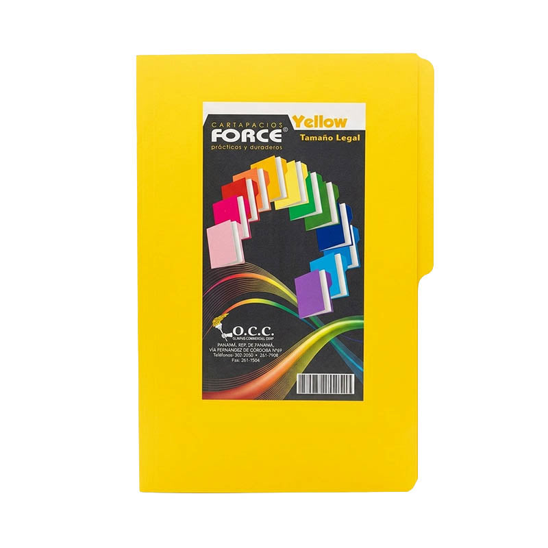 Folder Color Ultrapaper Ecologíco - Tamaño legal (25 unidades)
