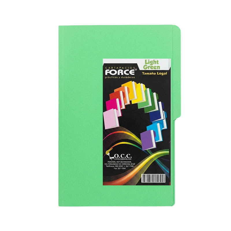 Folder Color Ultrapaper Ecológico - Tamaño carta (100 unidades)