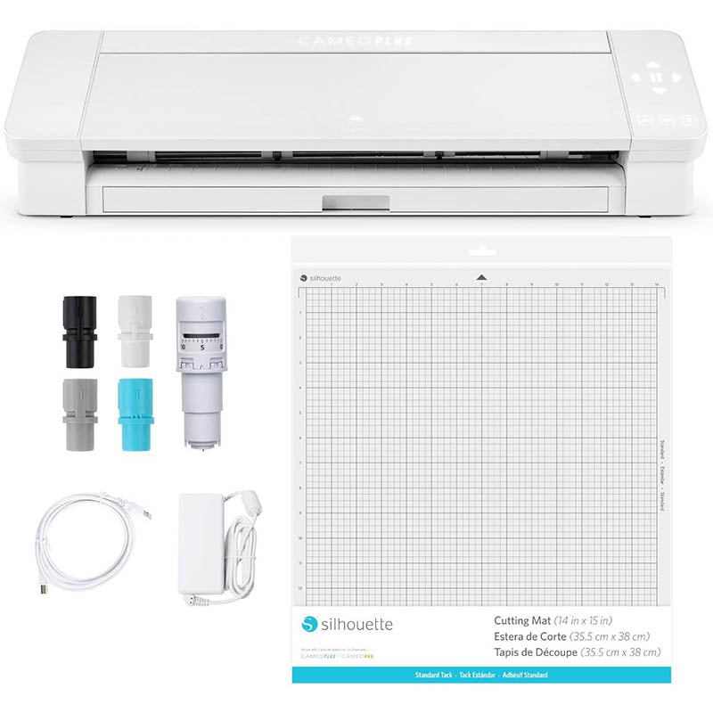 SILHOUETTE EQUIPO CAMEO-4-PLUS-4T-L DIGITAL CUTTER (15") WHITE