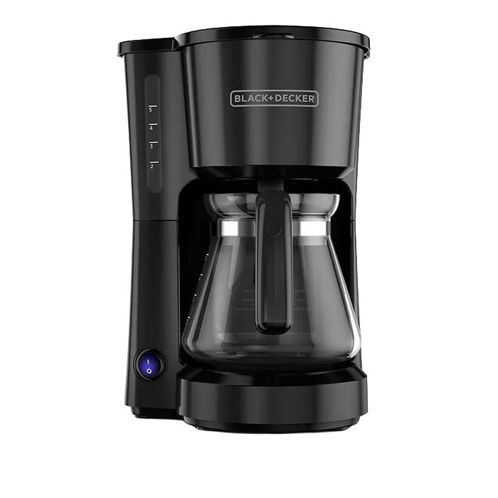 CAFETERA BLACK+DECKER CM0701B FILTRO PERMANENTE (120V) (5-TAZAS)NEGRA