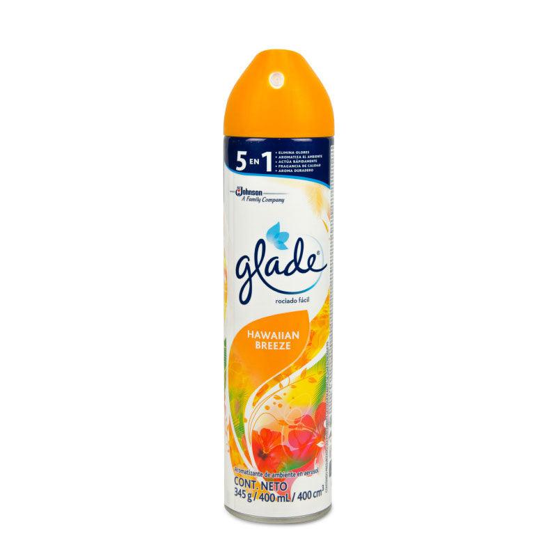 DESODORANTE AMBIENTAL GLADE AEROSOL HAWAIIAN BREEZE (5 EN 1) (345G-400ML)
