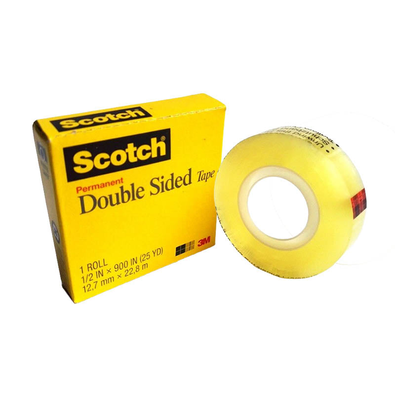 TAPE 3M DOBLE CONTACTO/TRANSPARENTE #665 PHOTO SAFE (1/2"X25-YD)