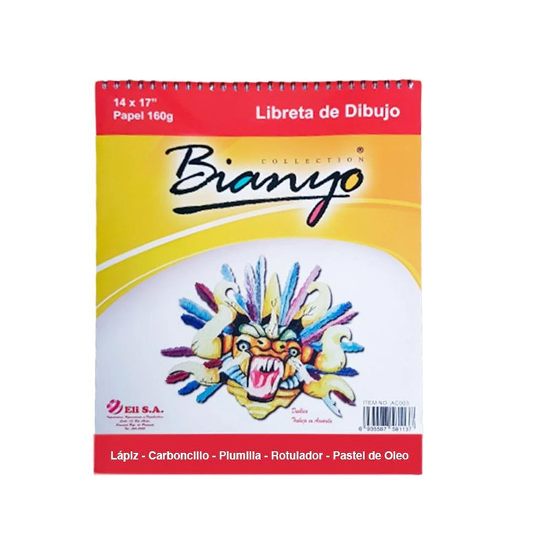 Libreta de Dibujo de Espiral BIANYO