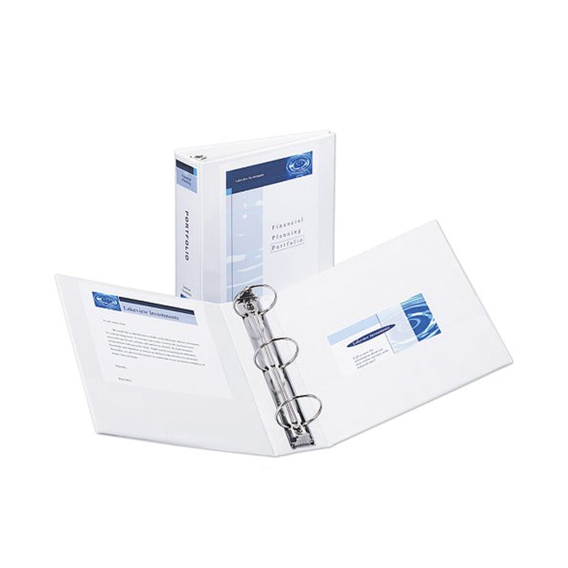 Portafolio Avery 05800 Economy con Ventana y Bolsillos (3") – Blanco