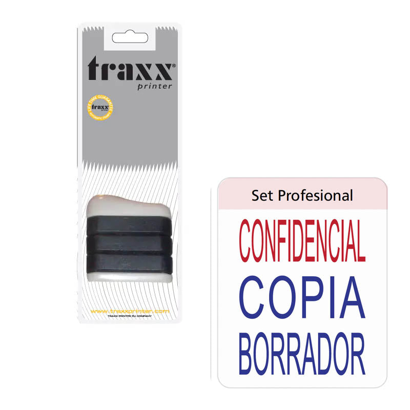 TRAXX-STACK – Set de Sellos Profesional 3 en 1 (5206313519658)