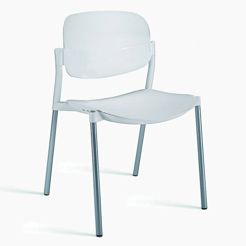 SILLA COLECTIVA ISMOBEL TORINO 1 FIJA DE 4 PATAS ESTRUCTURA BLANCO S/BRAZOS