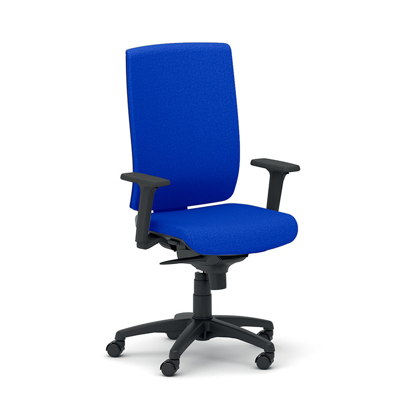 SILLA DIRECCION ISMOBEL BARI RESPALDO MEDIO C/BRAZOS TELA AZUL GOYA 252
