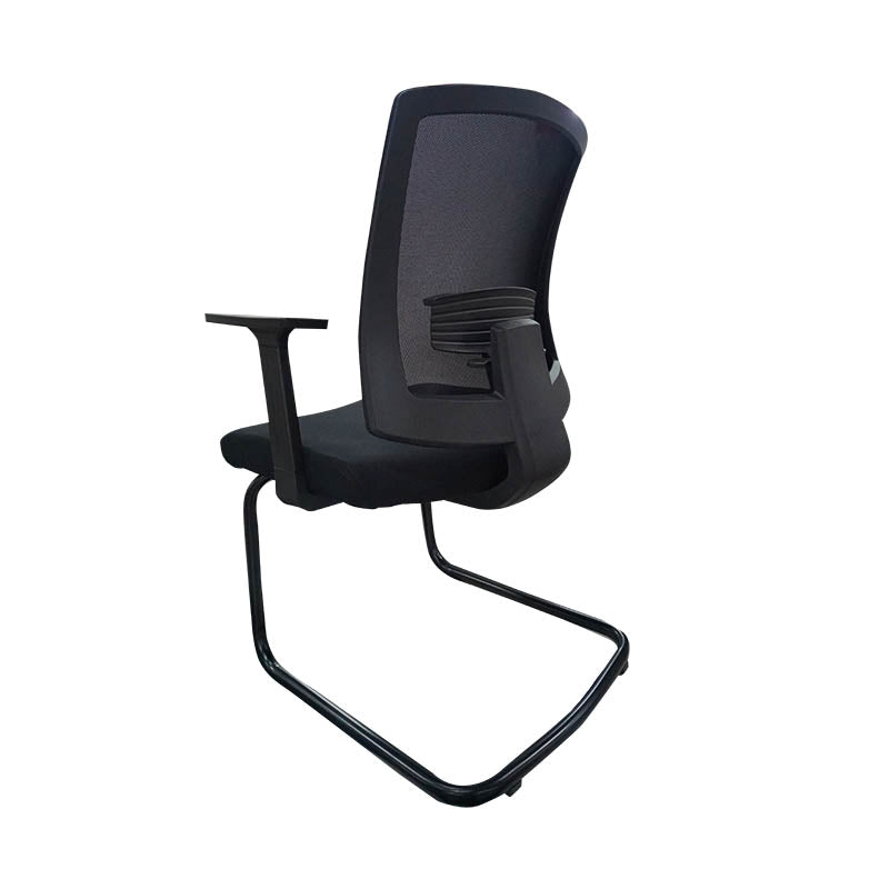 SILLA FORCE DE VISITA MESH C/BRAZOS NEGRA