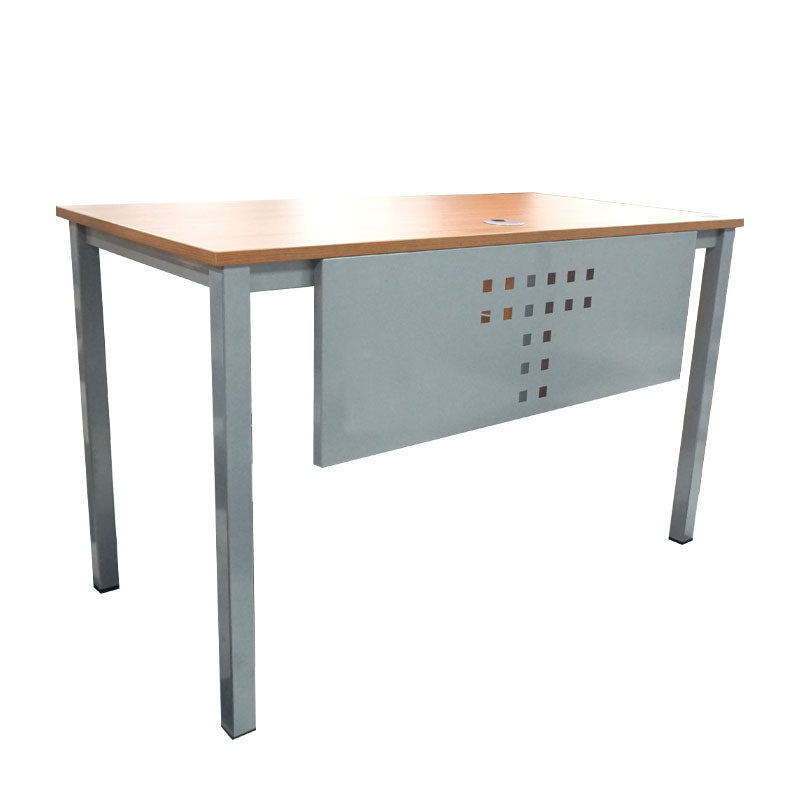MESA ISMOBEL ECO W-O CON FALDON METALICO 120X60CM COLOR BACO