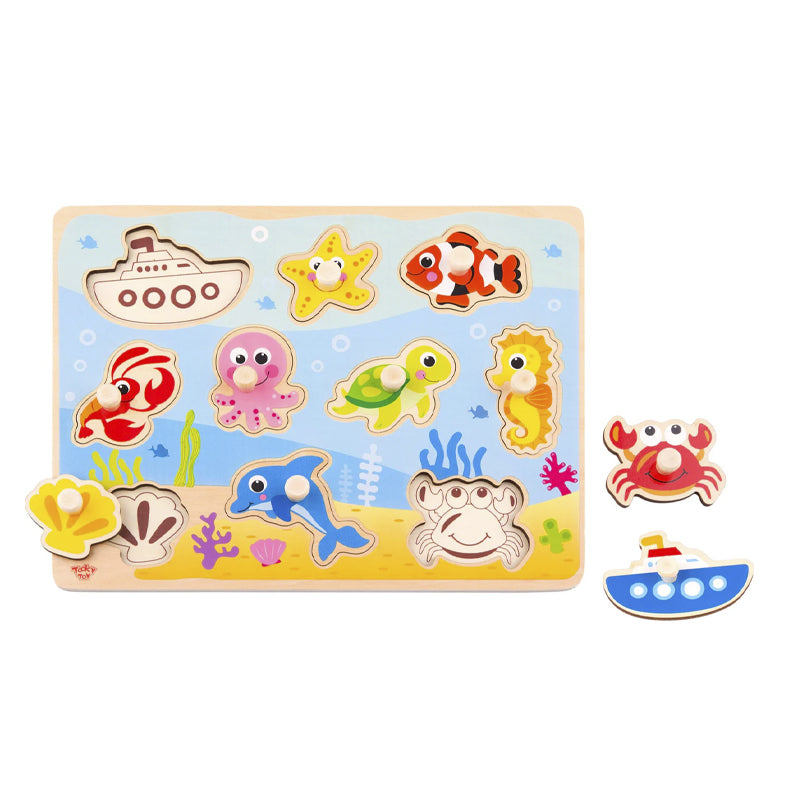 Rompecabezas Animales Marinos Tooky Toys TY856