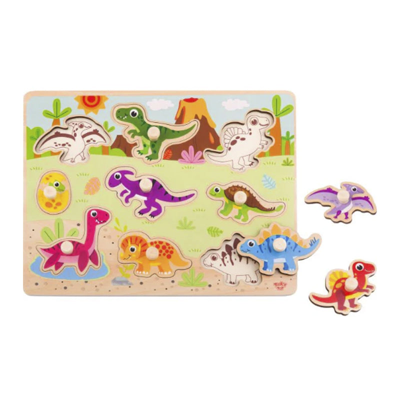 Rompecabezas de Madera Dinosaurios Tooky Toys TY859