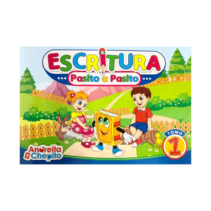 Libro de Escritura pasito a pasito #1 Andreita y Chepito