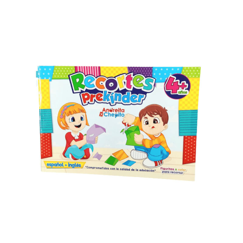 Libro de Recortes Pre-Kinder Andreita y Chepito