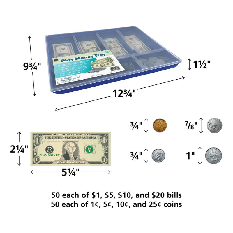 Play Money Tray