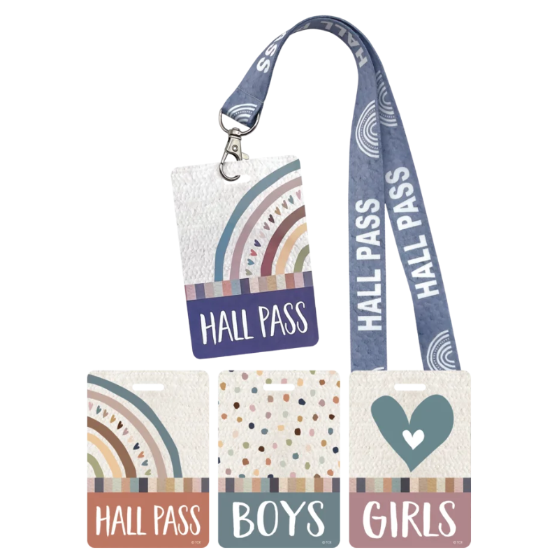 Everyone is Welcome Hall Pass Lanyards