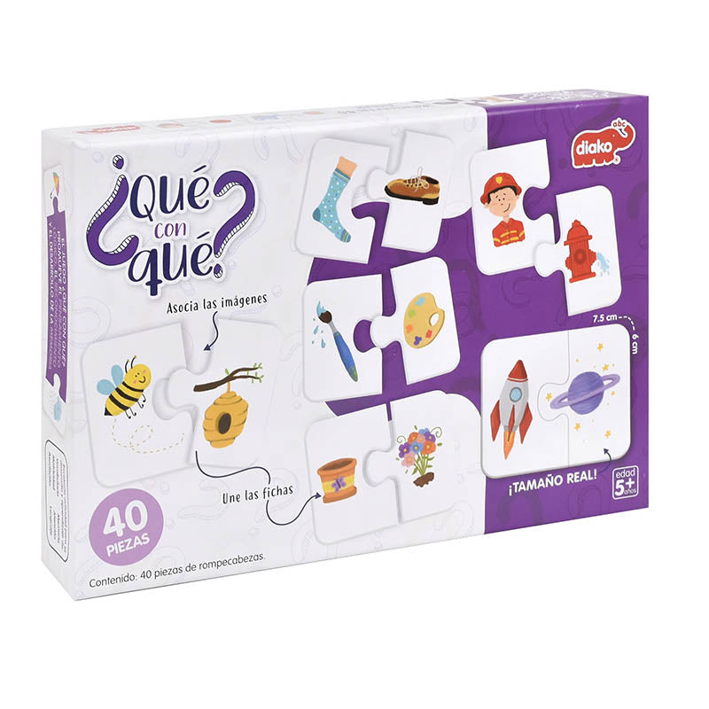 DIAKO BU-1613 ROMPECABEZA ¿QUÉ CON QUÉ?