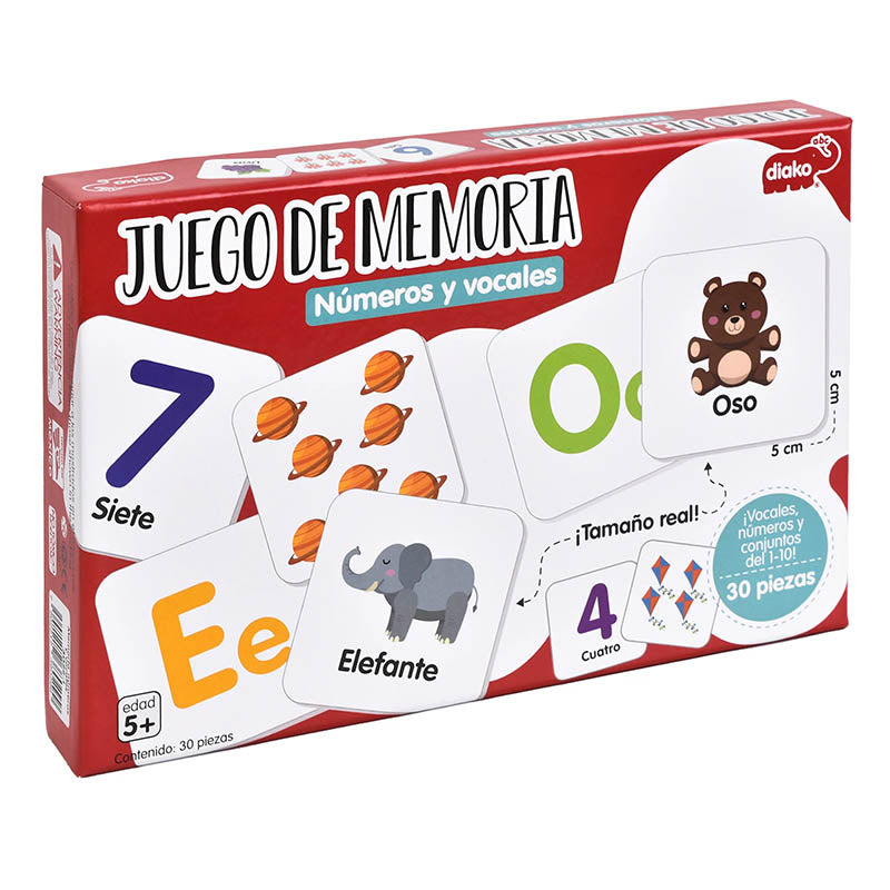 DIAKO 3022-I MEMORIA NUMEROS Y VOCALES