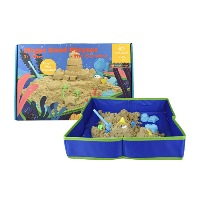 TOOKYALAND LT212 MAGIC STAR SAND PLAYKIT - THE PARADISE 1KG 1PC 3+ AGES