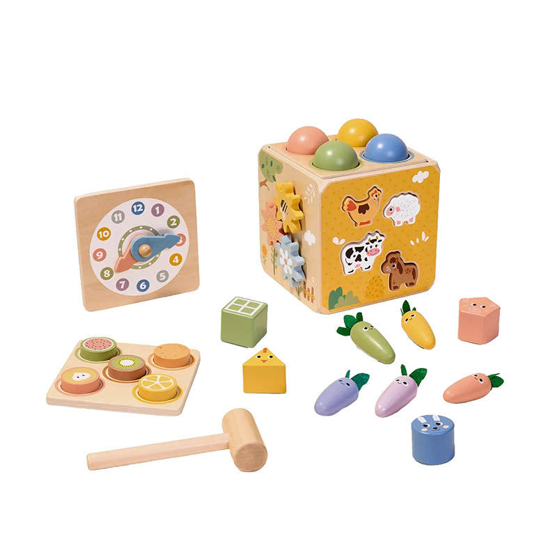 TOOKY TP551 CUBO DE ACTIVIDADES CAJA DE GRANJA (18M+) (39 PIEZAS)