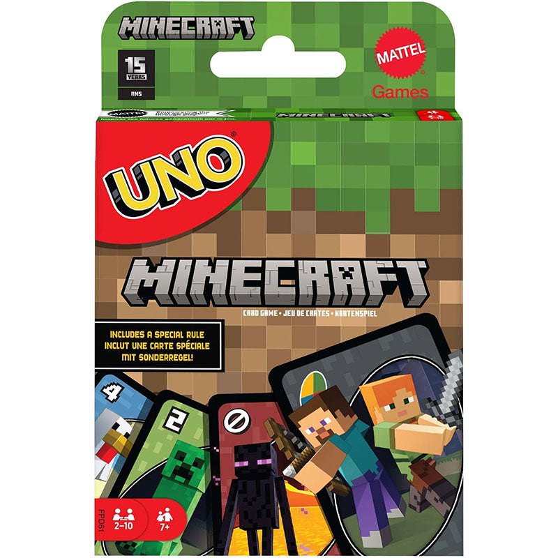 JUEGO DE MESA UNO MINECRAFT