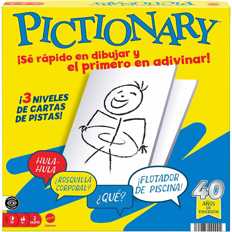 JUEGO DE MESA ORIGINAL PICTIONARY 40TH ANNIVERSARY