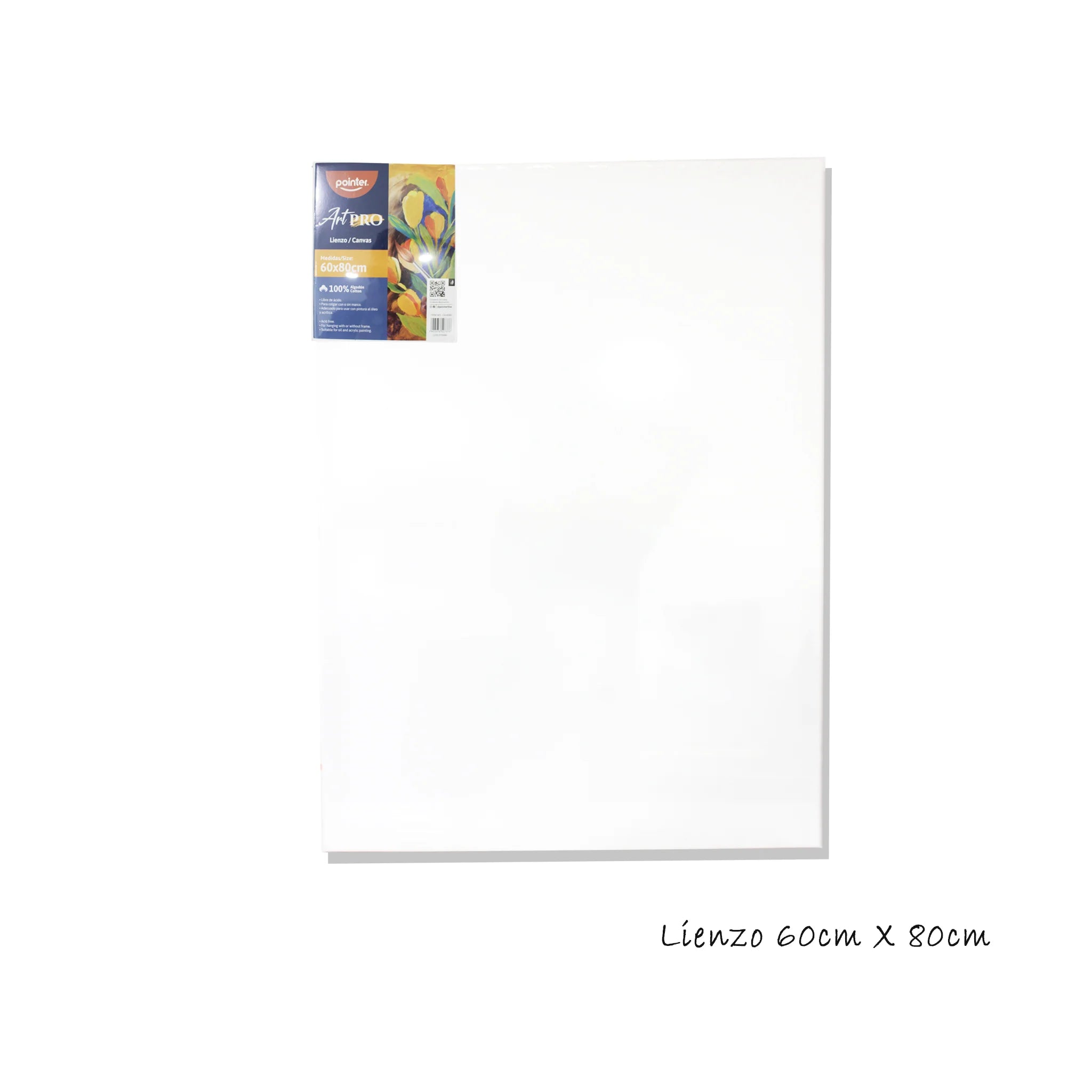 LIENZO POINTER (60X80CM) (24"X32") BLANCO (canva)