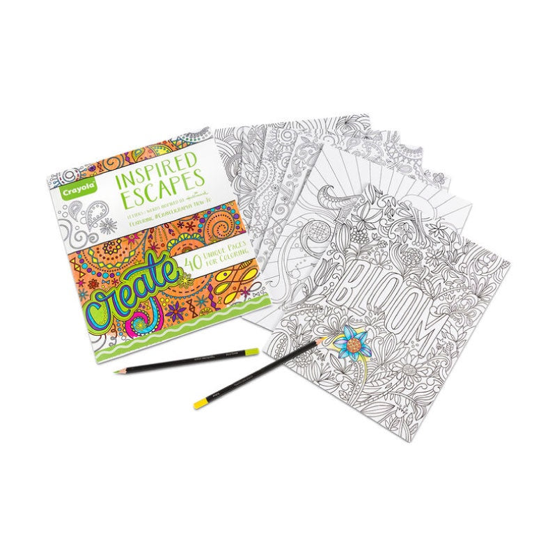 Inspired Escapes Coloring Book