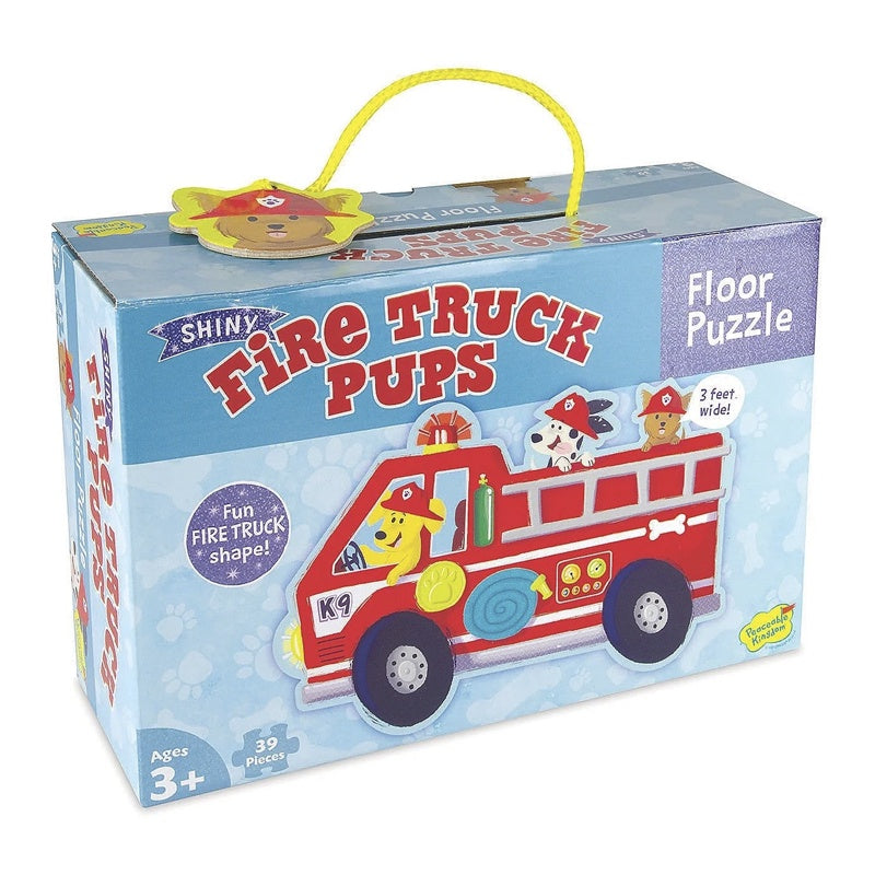 Fire Truck Pups Floor Puzzle