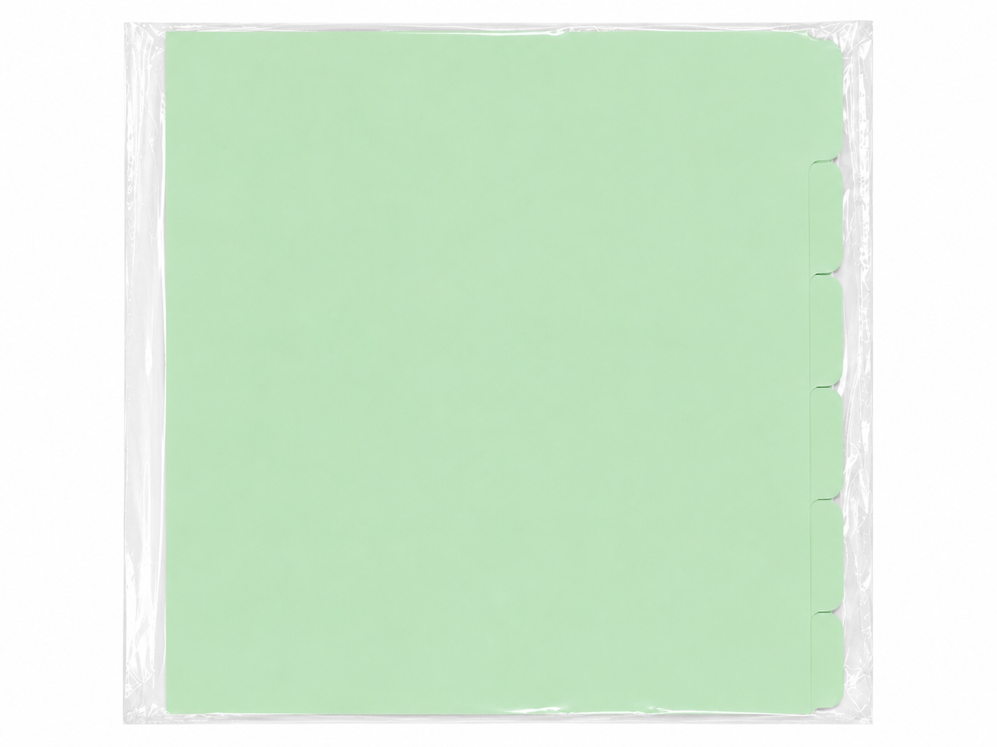 DIVISION ULTRAPAPER SIN HUECOS 8.5"X11" (SET/5) VERDE