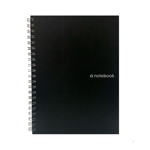 Libreta Ampo - espiral doble raya ancha tapa dura grande