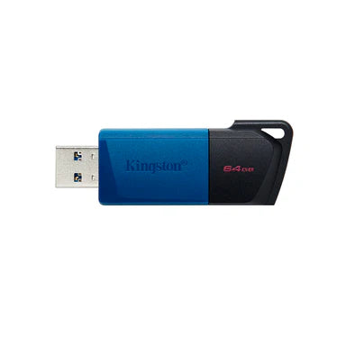 MEMORIA USB KINGSTON 64GB (DTXM/64GB) DATA TRAVELER EXODIA M (AZUL/NEGRO)
