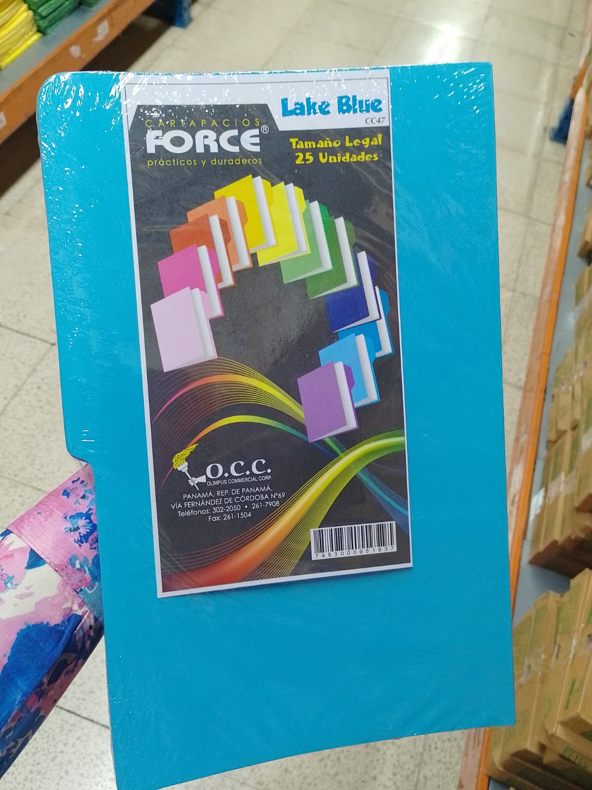 Folder Color Ultrapaper Ecologíco - Tamaño legal (25 unidades)