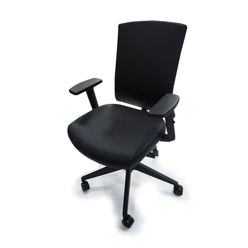 SILLA EJECUTIVA FORCE FC-8198B PU DE CUERINA NEGRA