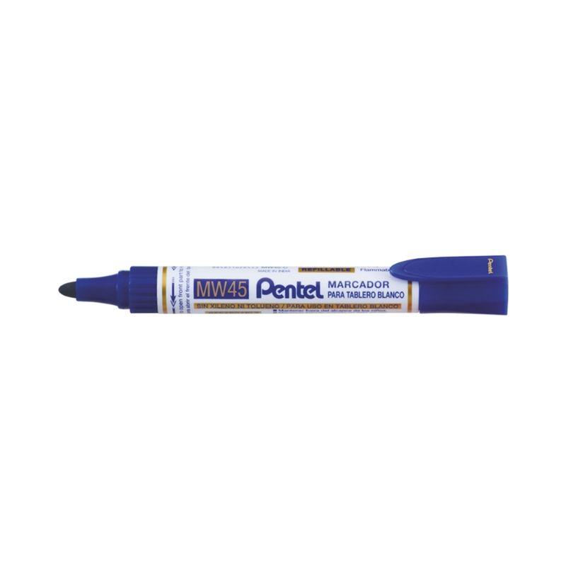Marcador recargable para tablero Pentel MW45 (punta redonda)