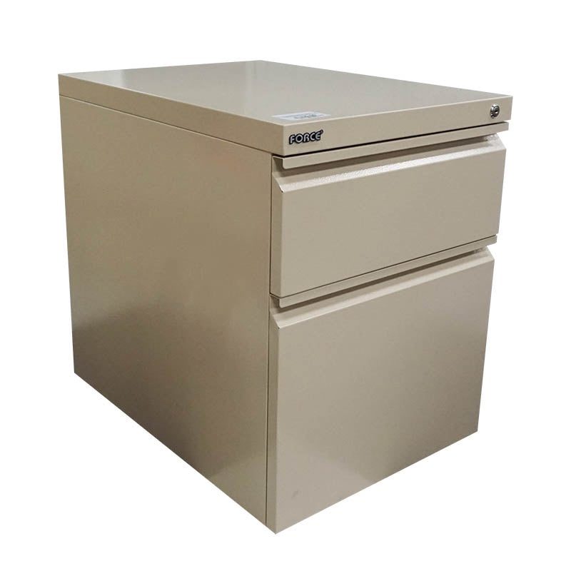 GAVETERO FORCE FC-WDF2 CON RUEDAS (2-GAVETAS) BEIGE