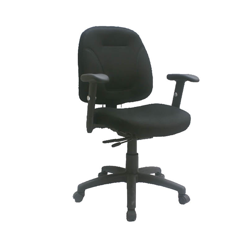 SILLA FORCE FC-2016 EJECUTIVA C/BRAZO DE TELA NEGRA