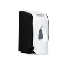 KCP DISPENSADOR MOD P/JABON EN SPRAY (400ML) PP 1X1 (BLANCO/NEGRO)