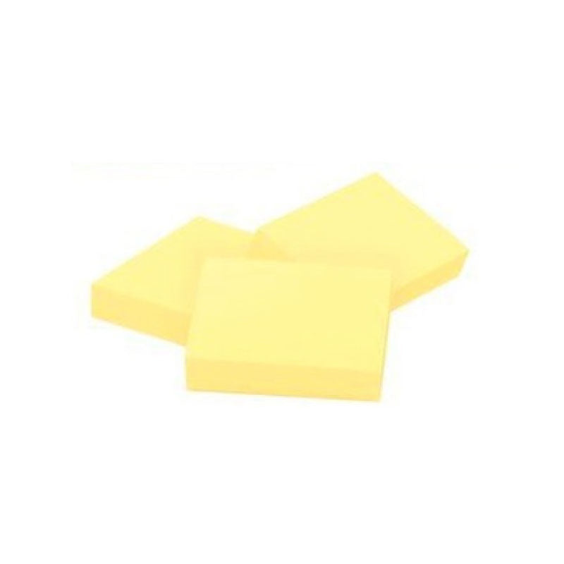 Notas adhesivas amarillas (1.5" x 2") (3 und)