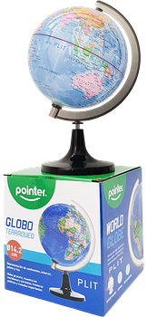 GLOBO TERRAQUEO POINTER (MAPA MUNDI) (14.2CM)