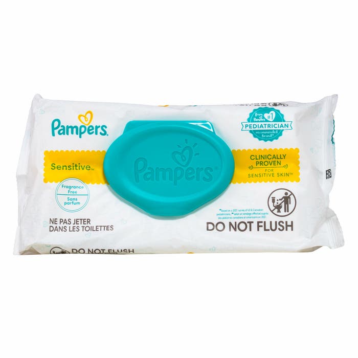 Toallitas húmedas Pampers Sensitive - Paquete de 56 unidades