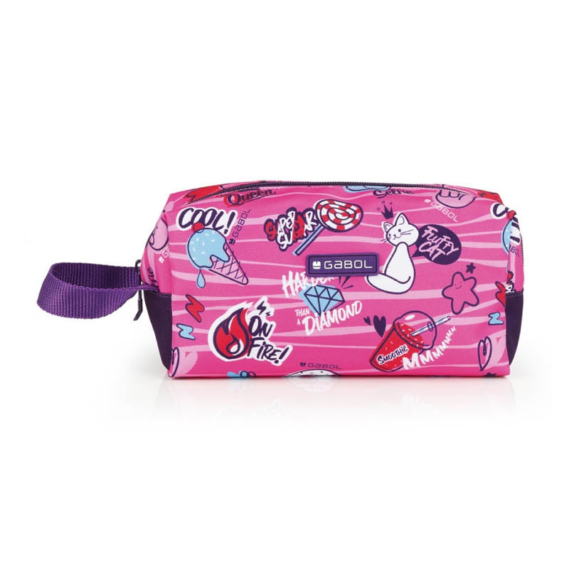 Cartuchera stickers estuche neceser Gabol (2.2L)