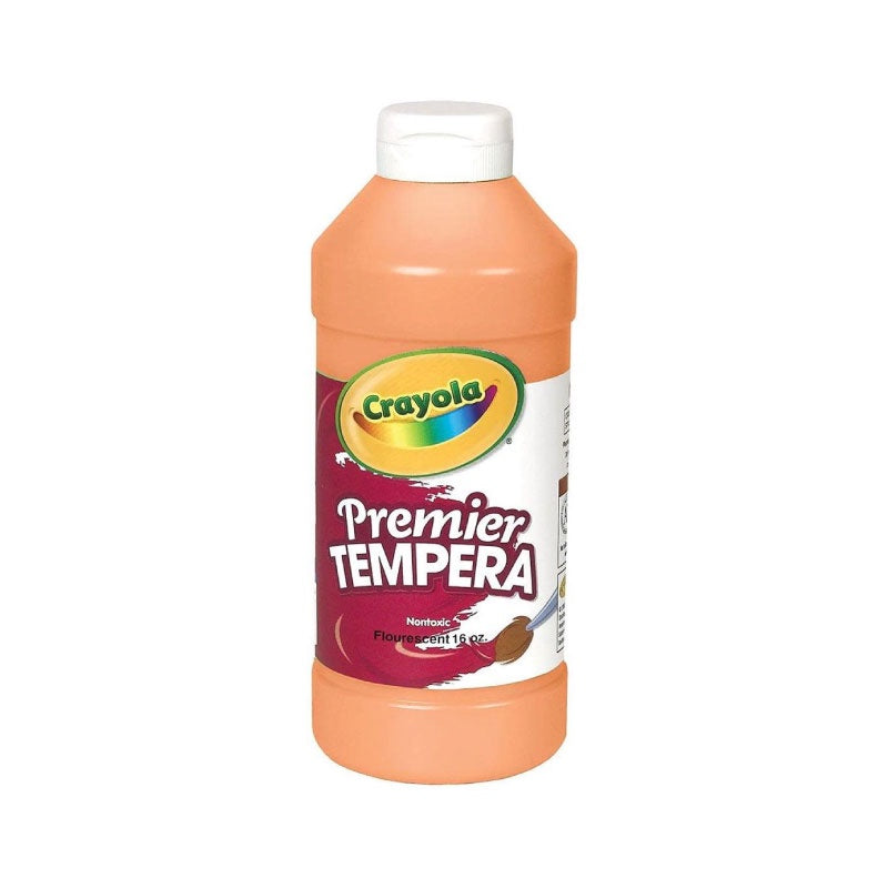 CRAYOLA TEMPERA 16OZ PREMIER FLUOR. ORANG/YELLOW