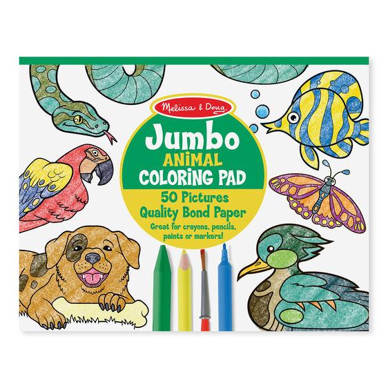 LCI-14200 JUMBO COLOURING PAD - ANIMALS (E)
