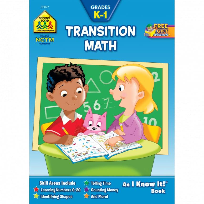 SZP-02027 TRANSITION MATH K-1 WORKBOOK (AGES 5-7) (E)