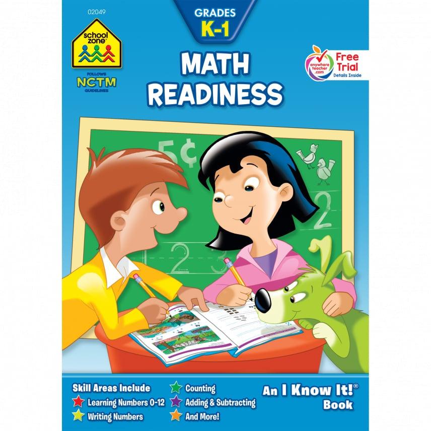 SZP-02049 MATH READINESS K-1 WORKBOOK (AGES 5-7) (E)