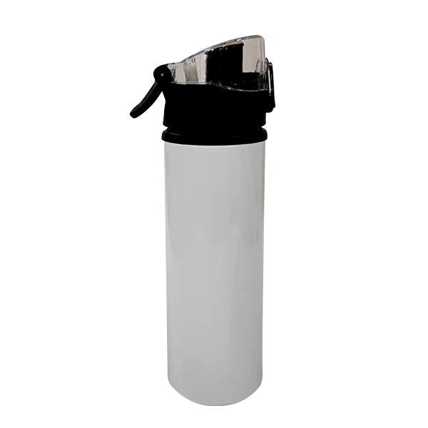 Botella deportiva para sublimacion - tapa negra (750-ml) - Ultracomonline.com