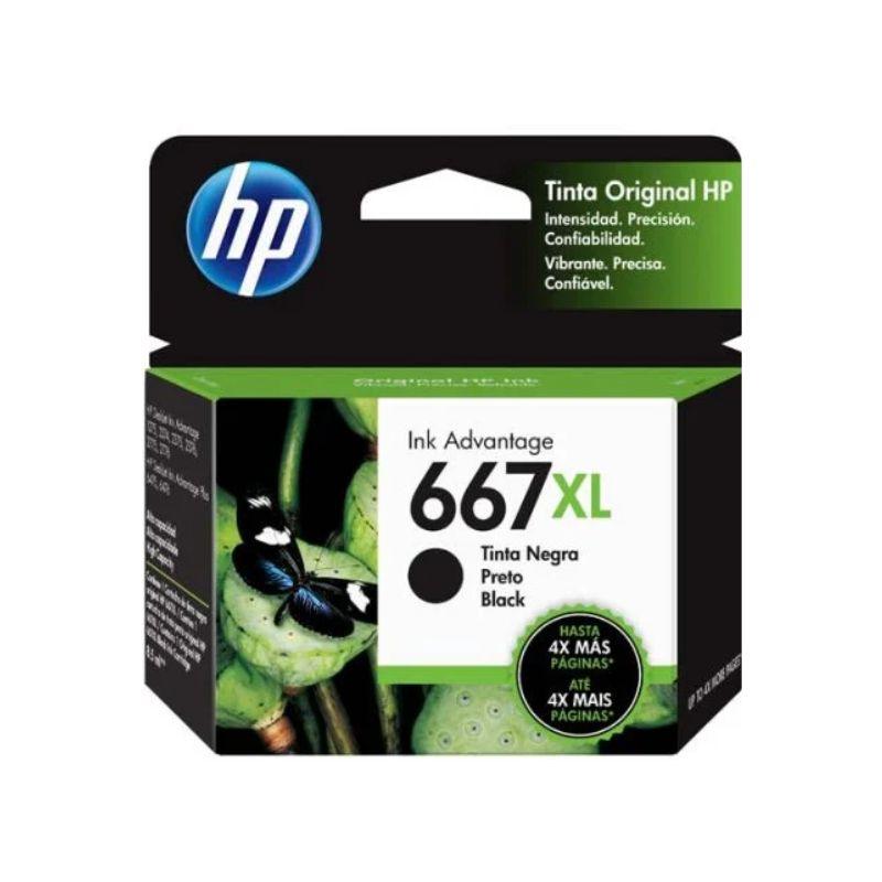 CARTUCHO HP 667XL Blanco y Negro