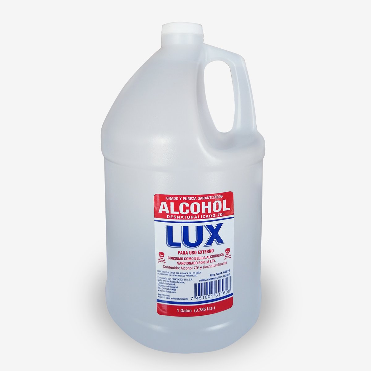 Alcohol desnaturalizado lux (70%) (galon) - Ultracomonline.com