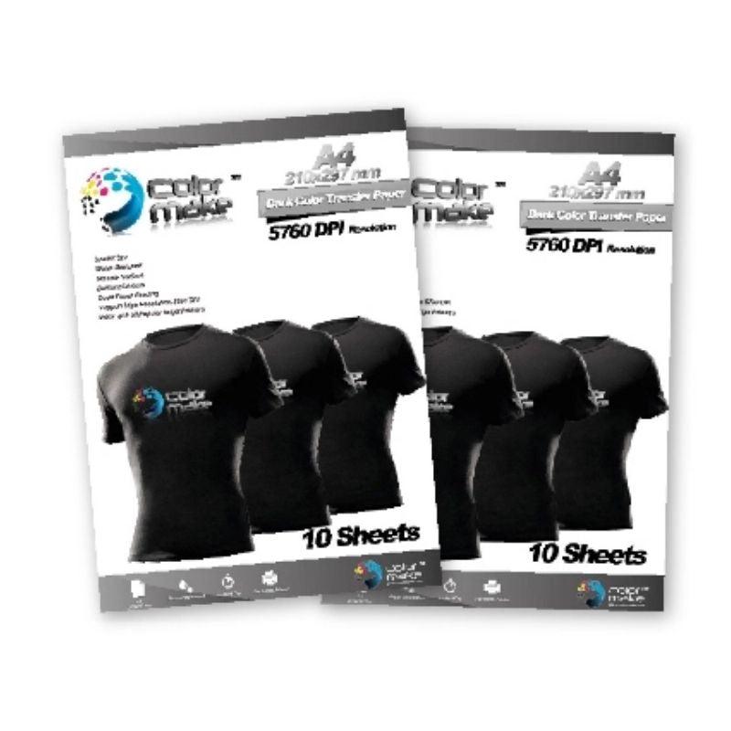 Papel Transfer Para Tela Negra
