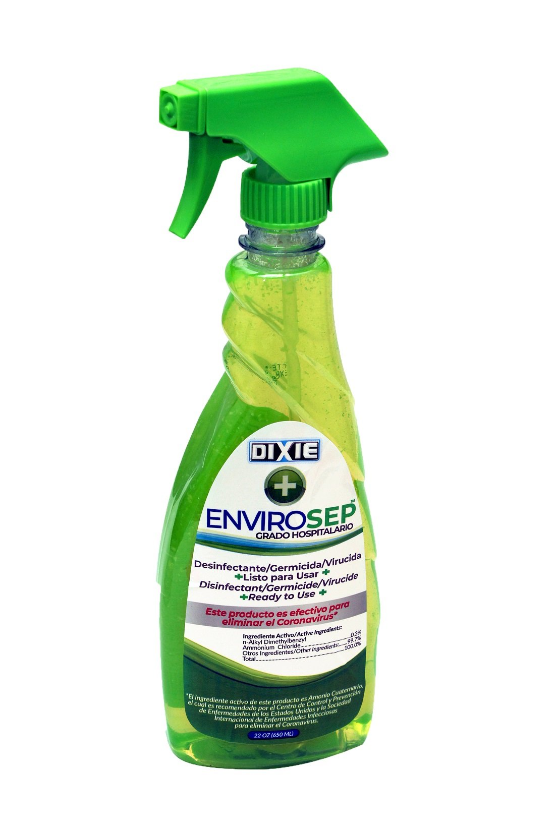 Limpiador desinfectante Envirosep con rociador (22 oz) (650ml) - Ultracomonline.com